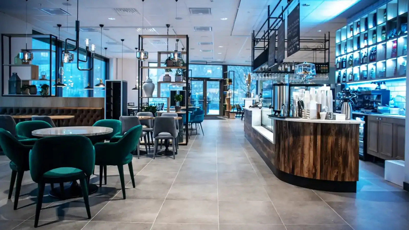 Matsalen på Buon Cibo, italiensk restaurang i Göteborg